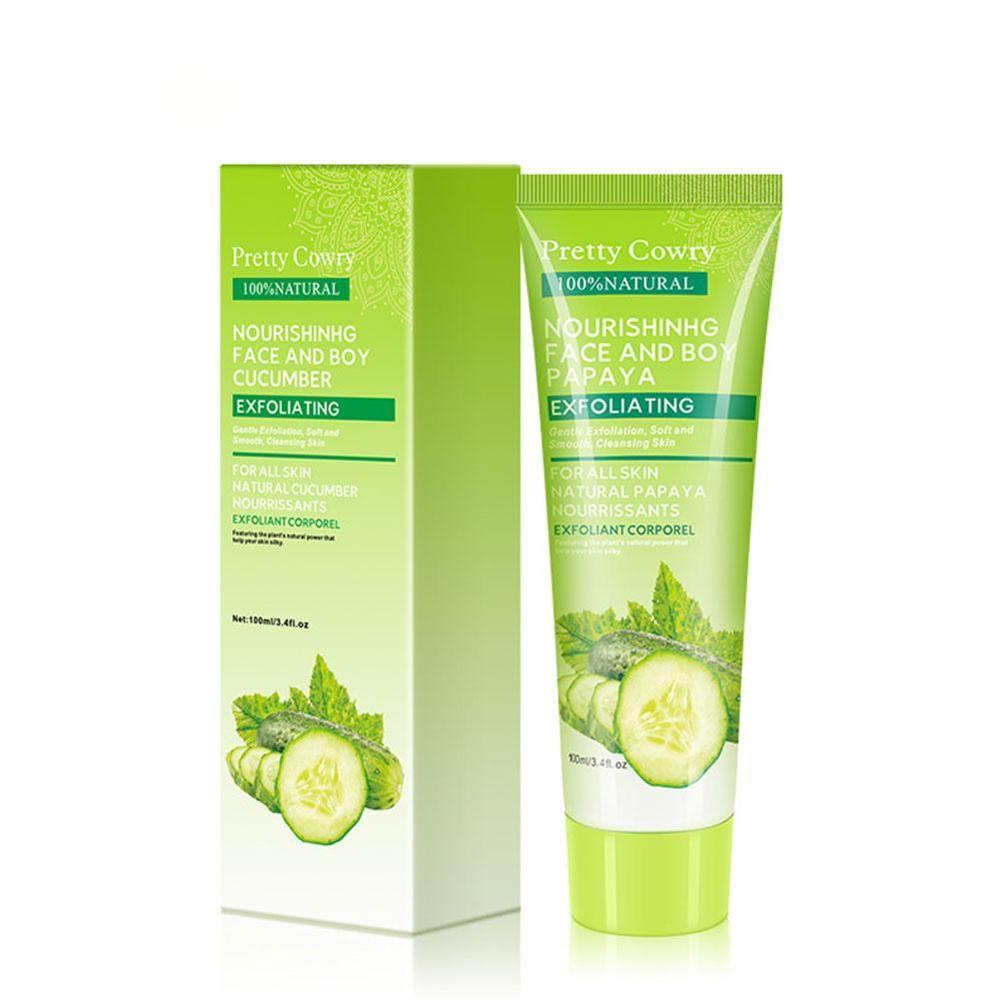 Facial Exfoliating Gel Cream | Coconut Papaya Facial Cleansing|EasyMon